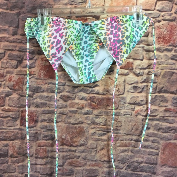 Victoria's Secret Swim Victoria Secret Animal Print String Bikini